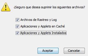 Durante el proceso de tramitacin aparecen alertas de seguridad qu debo hacer?