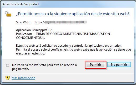 Durante el proceso de tramitacin aparecen alertas de seguridad qu debo hacer?